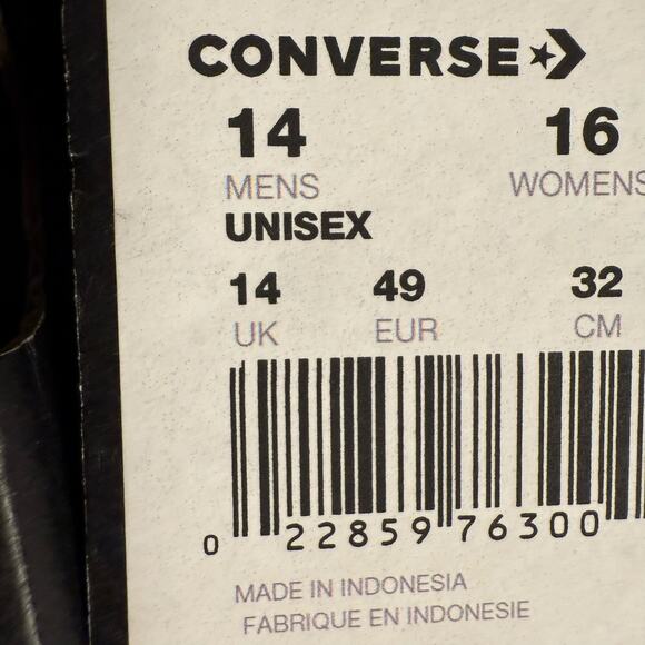 CONVERSE CHUCK TAYLOR ALLSTAR HI MEN'S 14 WOMEN'S 16 NAVY - Picture 9 of 9